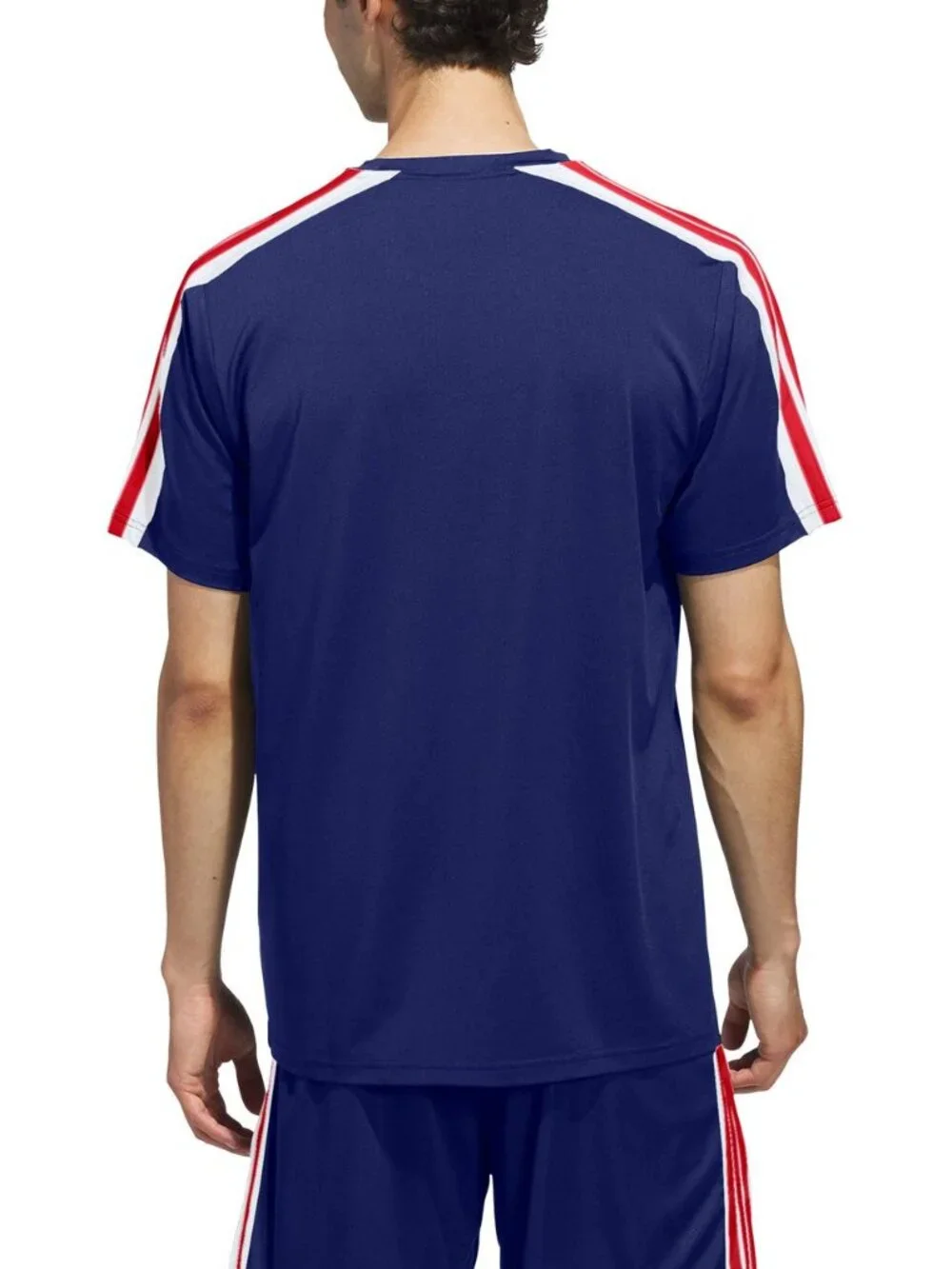 NWT - Adidas Men's 3-Stripe Performance Tee Blue – Size L